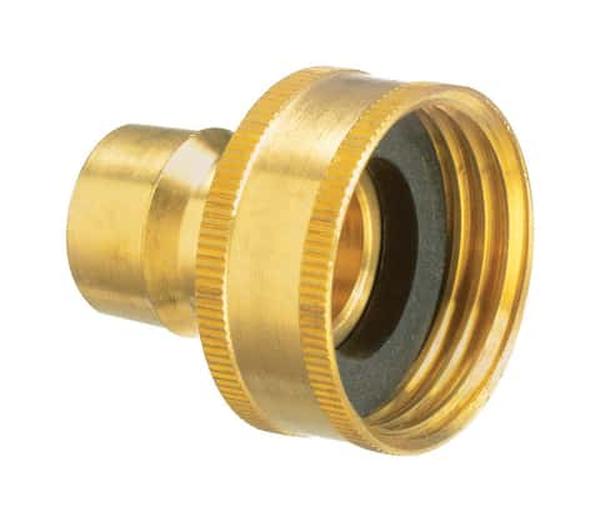 4837134 0.75 x 0.75 in. Brass Hose Connector
