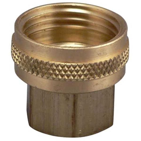 4838421 0.5 x 0.75 in. Brass Swivel Hose Adapter