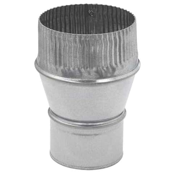 48640 3 x 4 in. Galvanized Steel Furnace Pipe Increaser