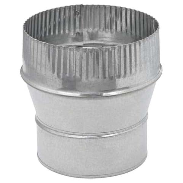 48644 5 x 6 in. Galvanized Steel Furnace Pipe Increaser