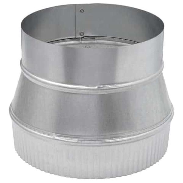 48648 6 x 7 in. Galvanized Steel Furnace Pipe Increaser