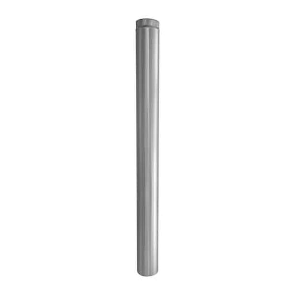 49491 5 x 60 in. Galvanized Steel Furnace Pipe