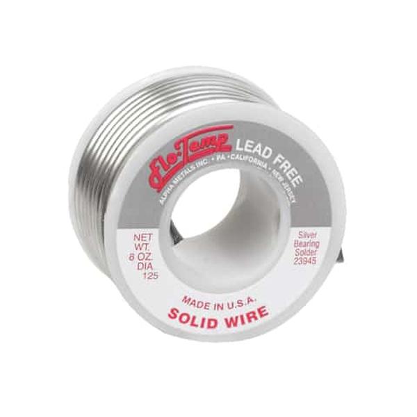 27158 8 oz   Solid Wire Solder with 0.125 in. Silver-Bearing Alloy