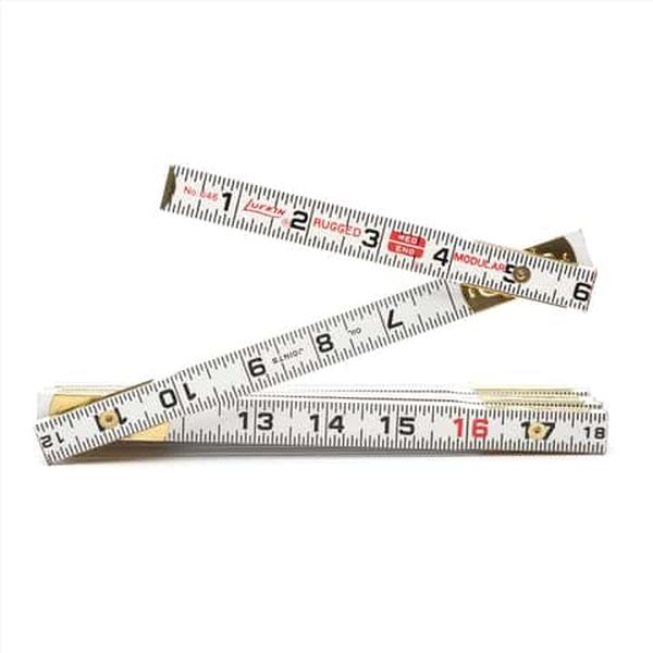 Picture of Apex Tool 20909 72 x 0.62 in. Wood Folding Masonry SAE Ruler