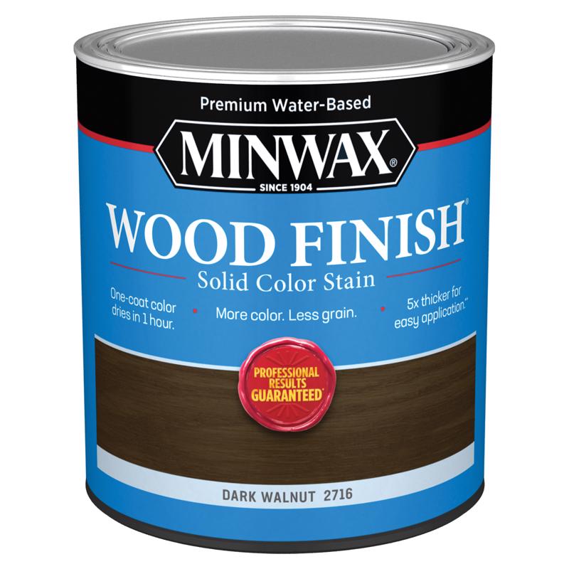 Picture of Minwax 1035847 Wood Finish Water - Based Solid Water-Based Wood Stain&#44; Dark Walnut - Pack of 4