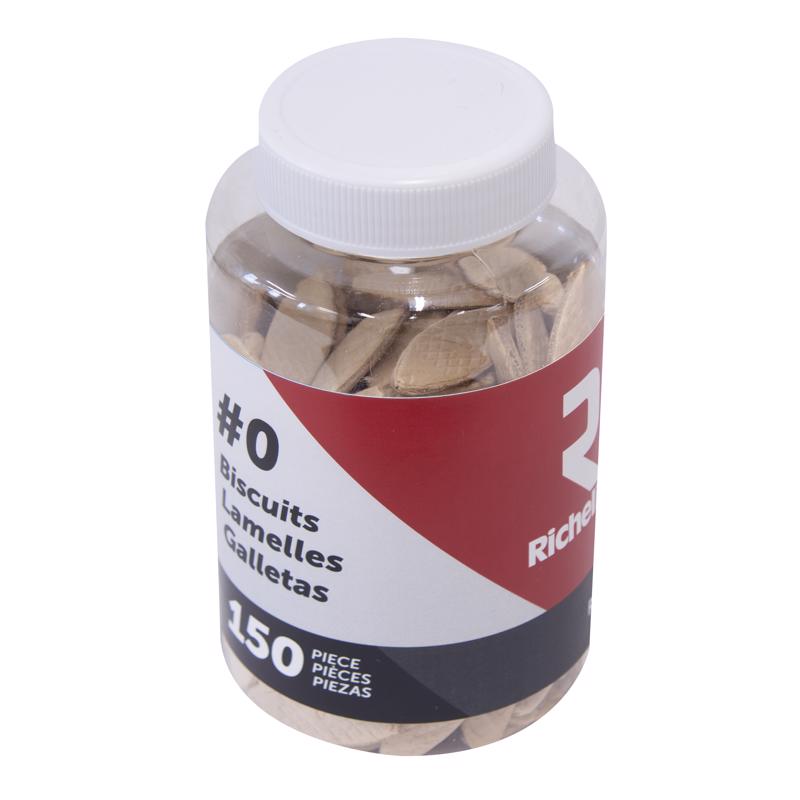 5059260 0.63 x 1.85 in. Fluted Wood Plate Joining Biscuits - Natural - Pack of 5 - 150 Per Pack