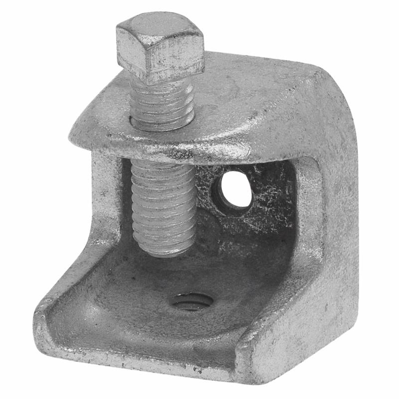 3018211 0.37 in. D Galvanized Steel Clamp Connector for IMC