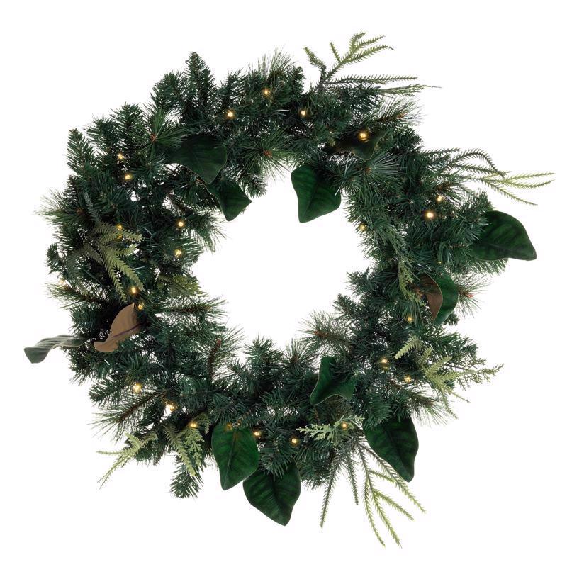 Picture of Celebrations 9096869 30 in. x 2.5 ft. Home LED Prelit Battery Operated Decorated Wreath - Pack of 4