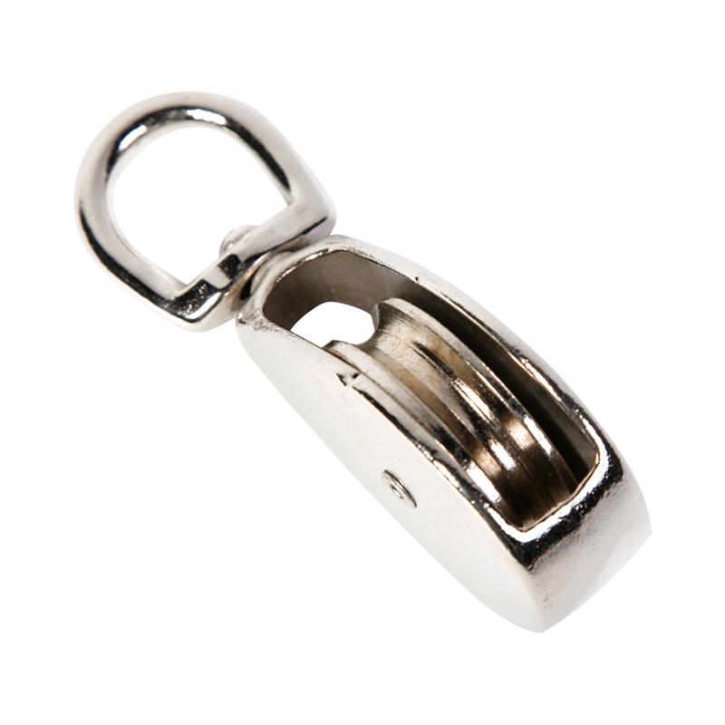Picture of Koch Industries 5058227 0.75 in. Nickel Steel Single Sheave Swivel Eye Pulley