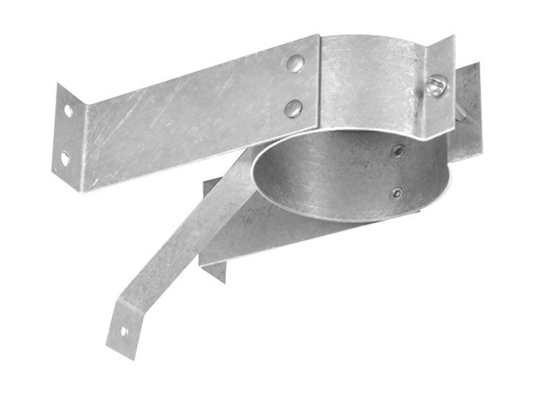 Picture of Simpson Duravent 4167581 3 x 3 x 3 in. Galvanized Steel Tee Support Bracket - Pack of 6