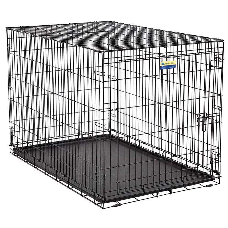 Picture of Pet Essentials 8951659 26 x 24 x 36 in. Medium Steel Dog Crate&#44; Black