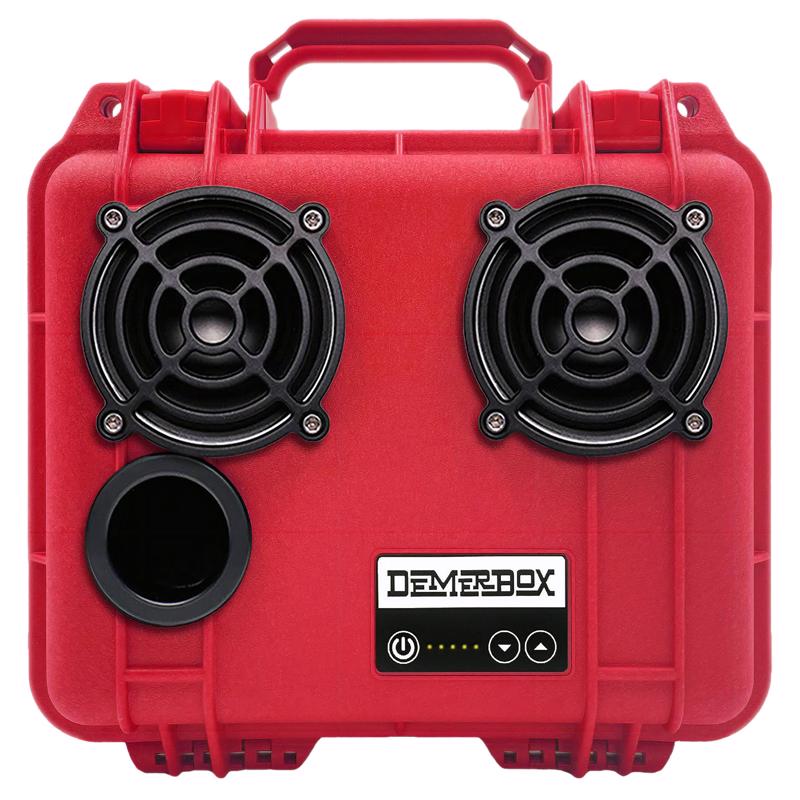 3014208 DB2 Wireless Bluetooth Weather Resistant Portable Speaker, Red -  Demerbox, DB2-1300-RED