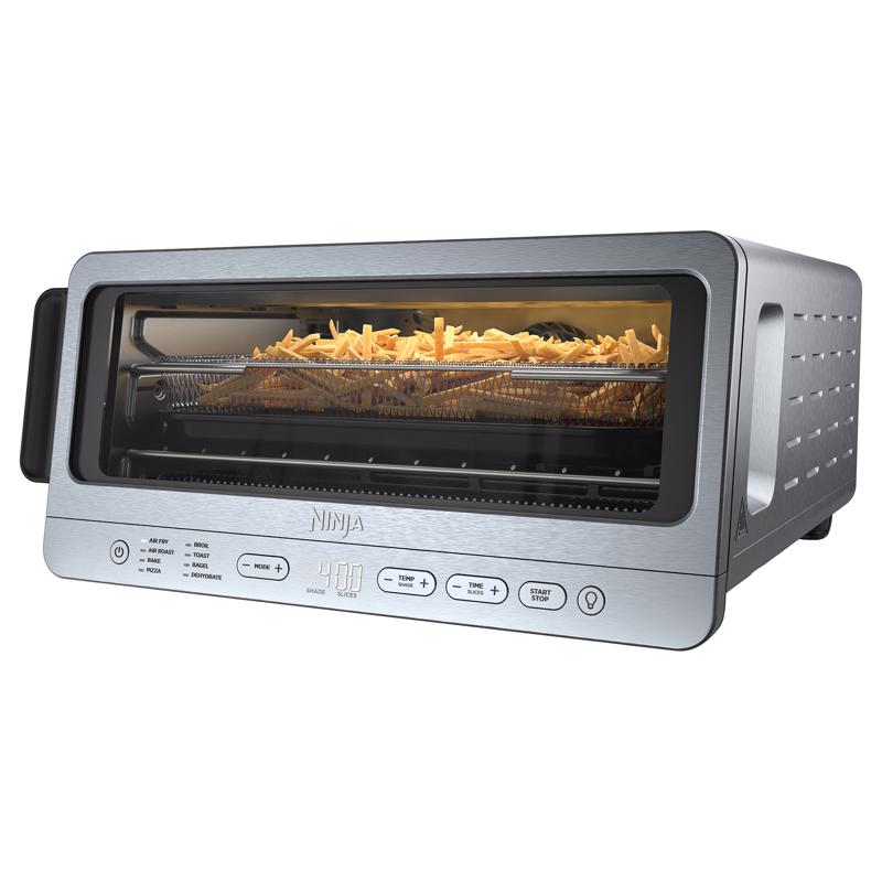 Picture of Ninja 6082541 8 x 17 x 16 in. Metal Toaster Oven with Air Fry, Black & Silver
