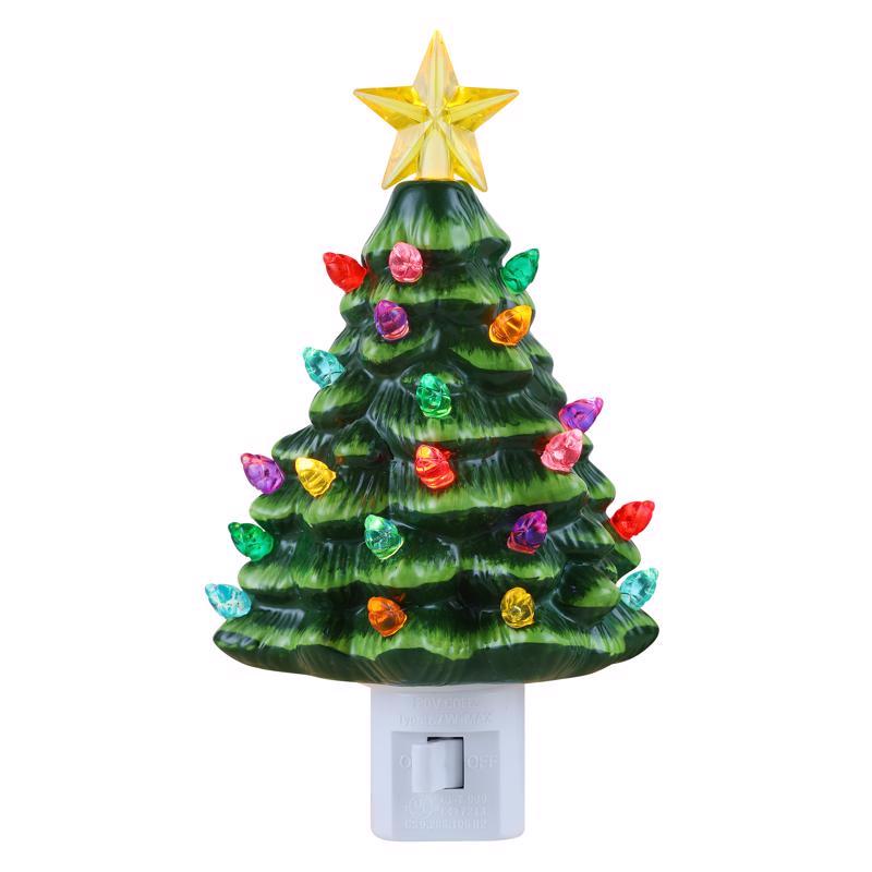 9096448 6.5 in. LED Nostalgic Tree Nightlight - Pack of 6
