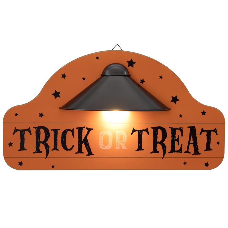 9096375 13 in. Trick or Treat Wall Decor - Pack of 6