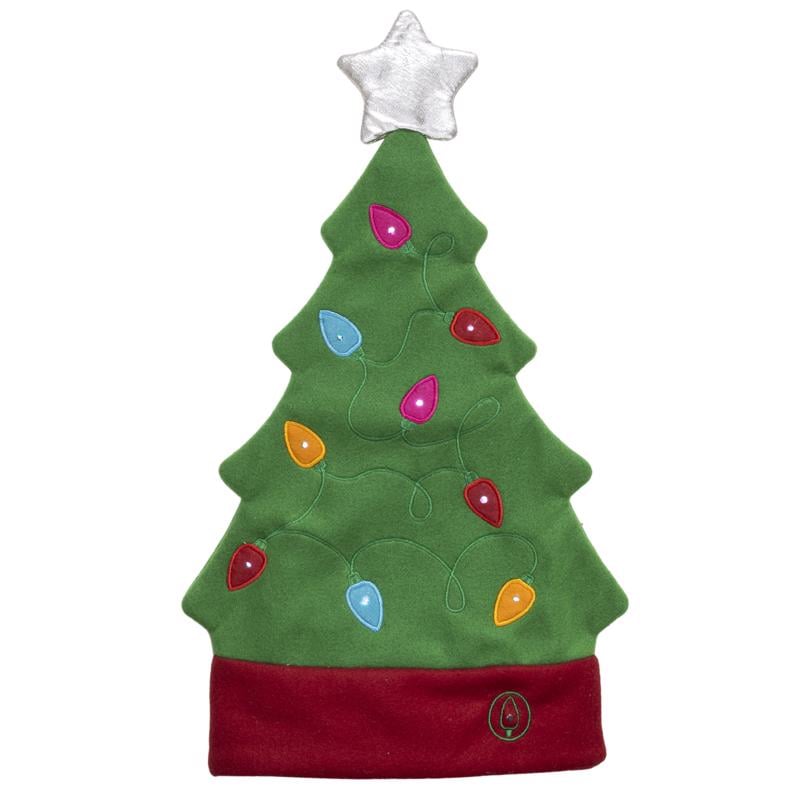 Picture of Dyno Christmas Tree with LED 9096467 17 in. Christmas Tree & LED Santa Hat&#44; Multi Color - Pack of 12