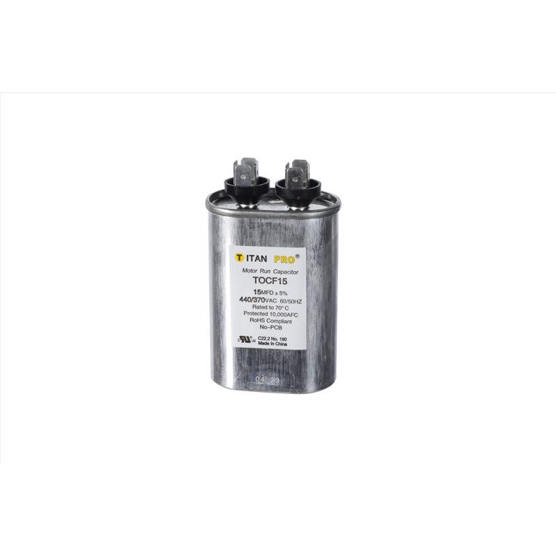 3014143 15 MFD 440V Oval Run Capacitor