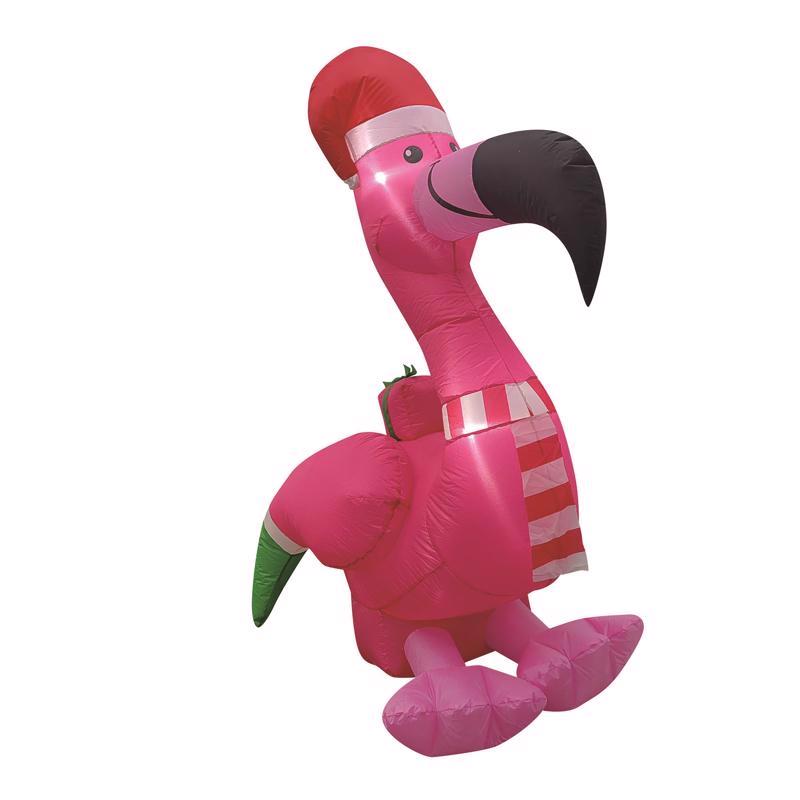 9096486 5 ft. Holiday Flamingo Inflatable
