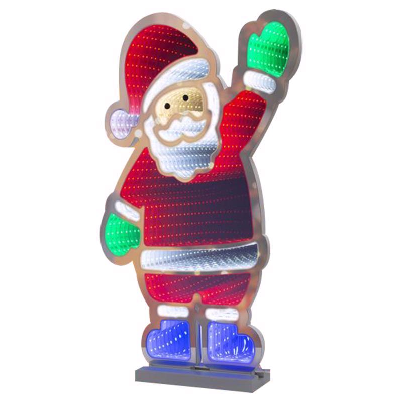 9096548 LED Multi Santa Animated Decor - 22 in. - Pack of 4