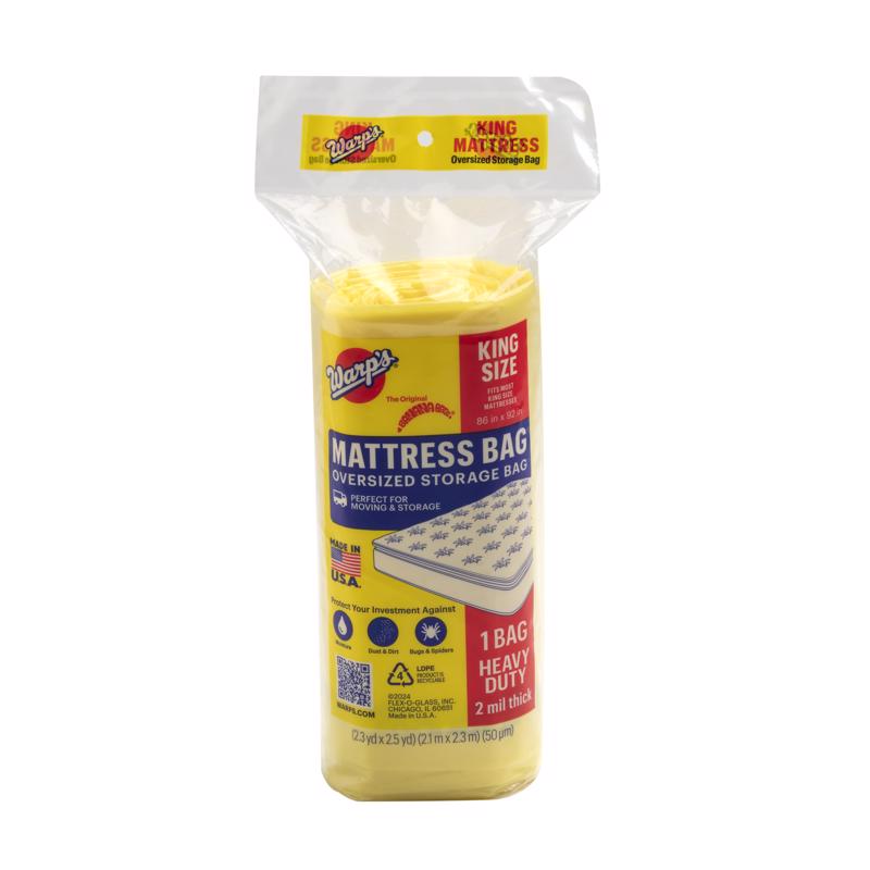 Picture of Warps 6104046 King Size Storage Bag, Yellow