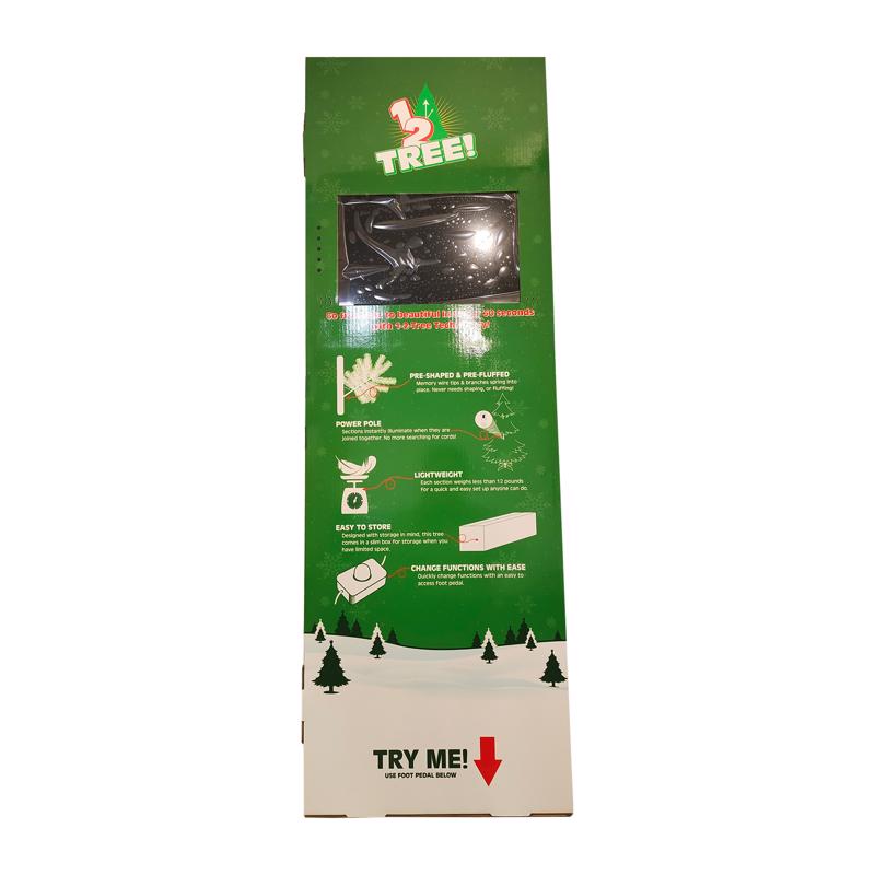 9097158 52 in. 1-2 Tree Display Cardboard, Green