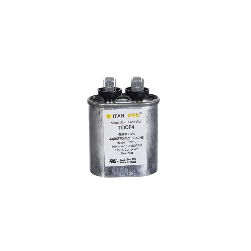 3014150 4 MFD 440V Oval Run Capacitor