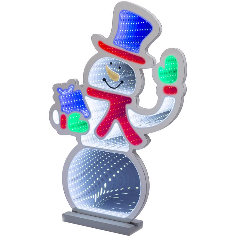 9096407 LED Multi Snowman Animated Decor - 21.65 in. - Pack of 4