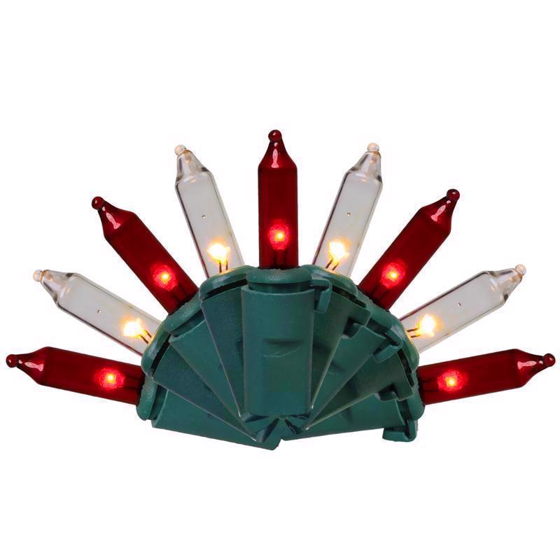9096705 24.75 ft. Classic LED T5 String Christmas Lights, Red & White - 100 Count