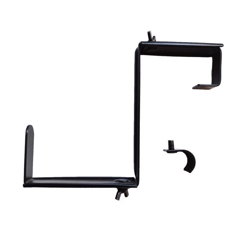 Picture of Living Accents 7035917 Steel Adjustable Plant Bracket&#44; Black