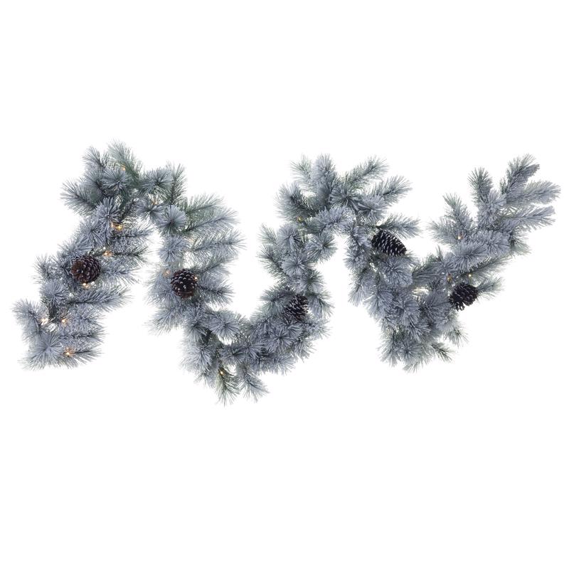 Picture of Celebrations 9096773 12 in. D X 108 ft. L Home LED Prelit Snowy Scotch Pine Garland&#44; Multi Color - Pack of 4