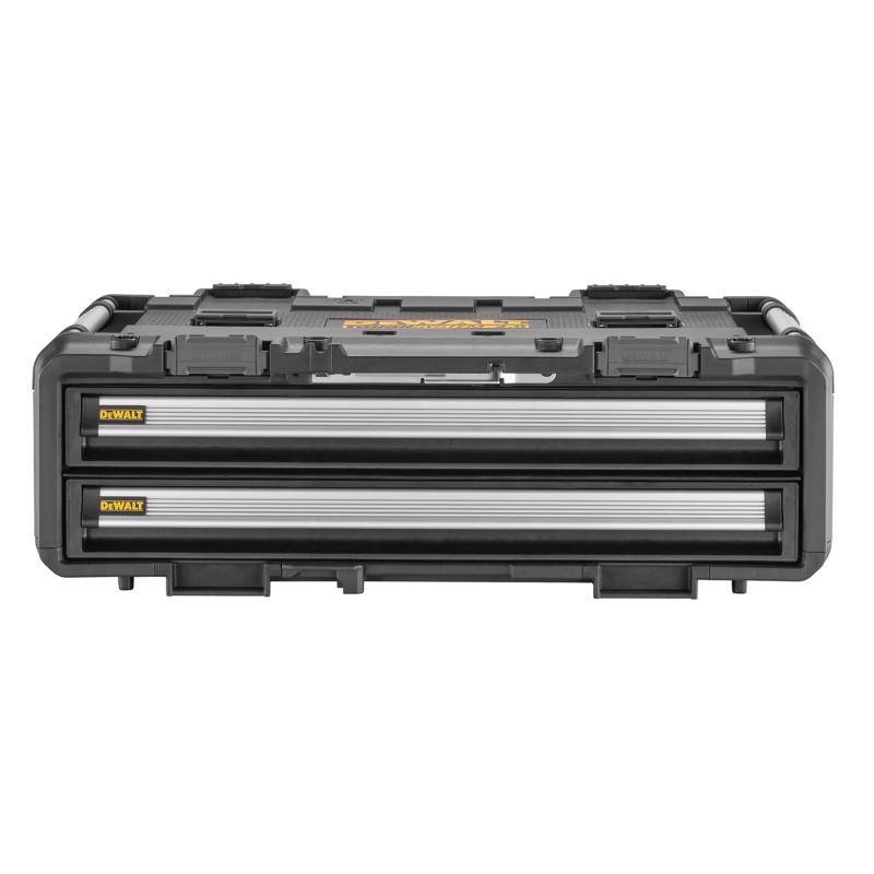 Picture of Dewalt 2037230 30 in. 26.4 cu in. ToughSystem 2.0 DXL Double Shallow Drawers Tool Box&#44; Black & Yellow