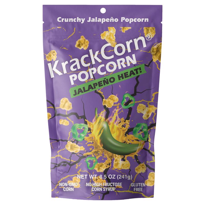 9101997 8.5 oz Jalapeno Bagged Heat Popcorn - Pack of 6