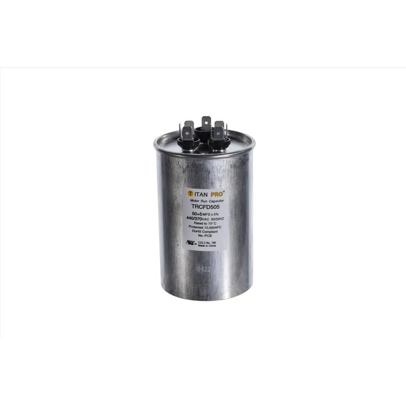 3012280 50 Plus 5 MFD 440V Round Run Capacitor