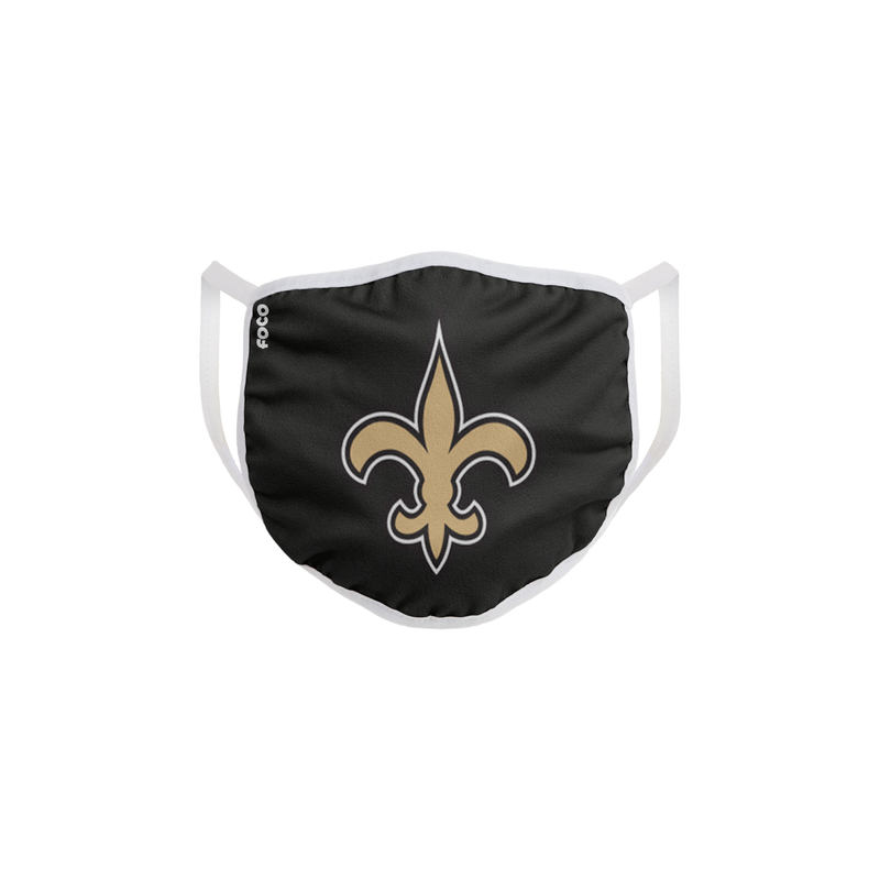Household Multi-Purpose New Orleans Saints Face Mask Multicolored 1 pk