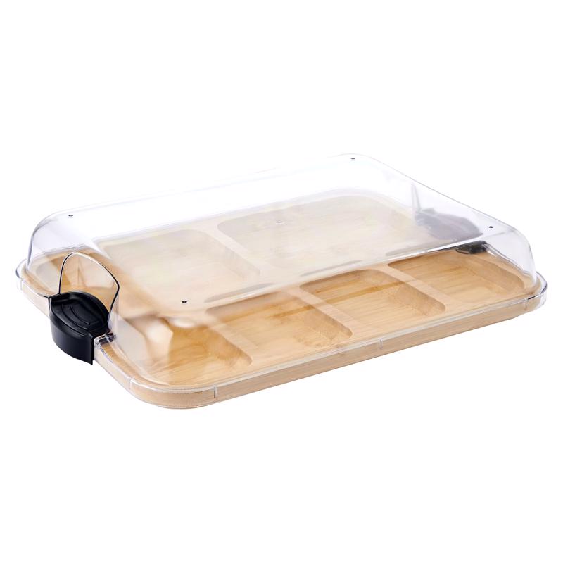 Picture of Lifetime Brands 6084050 14 x 11 in. Bamboo Cutting Board & Serve Tray&#44; Natural - Pack of 2