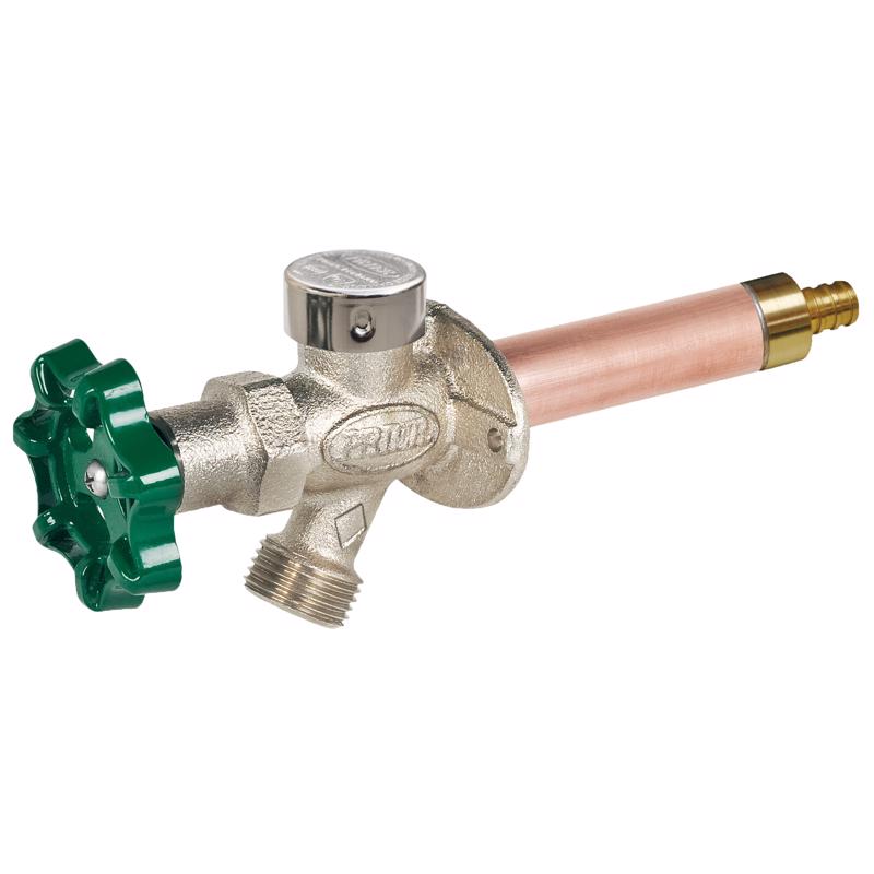 Picture of Prier 4025666 0.5 x Crimp PEX in. Anti-Siphon Brass Freezeless Wall Hydrant