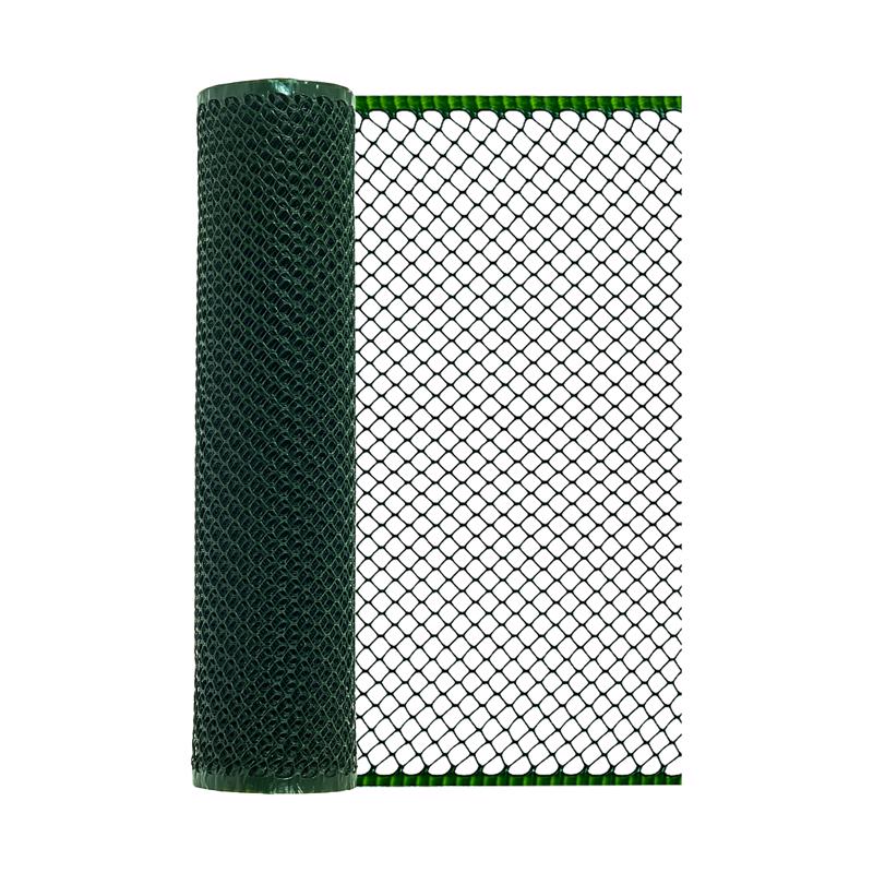 Polyethylene Poultry Fence - Orange - 2 x 25 ft. - Hexagonal Mesh Design