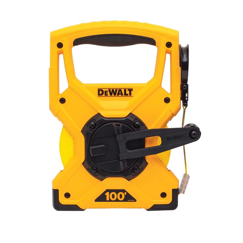 Picture of Dewalt 2037766 100 ft. x 0.5 in. Fiberglass Long Tape Measure&#44; Black & Yellow