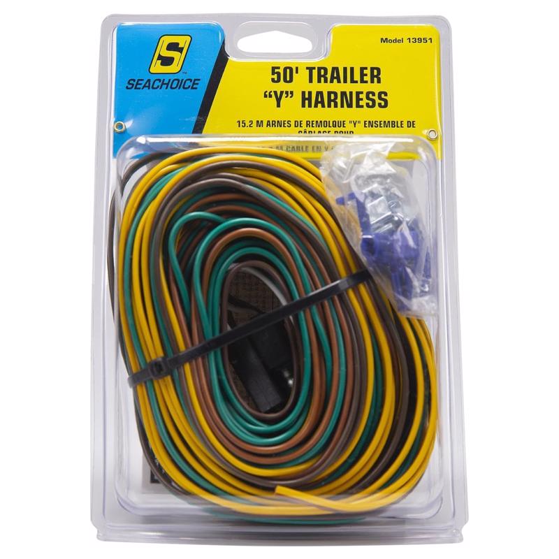 8112959 50 ft. 4 Flat Y-Harness Connector, Multi Color