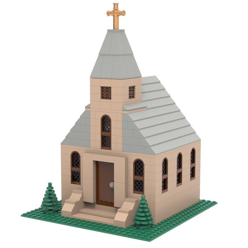 9100601 Church Block Set, Multi Color - 347 Piece