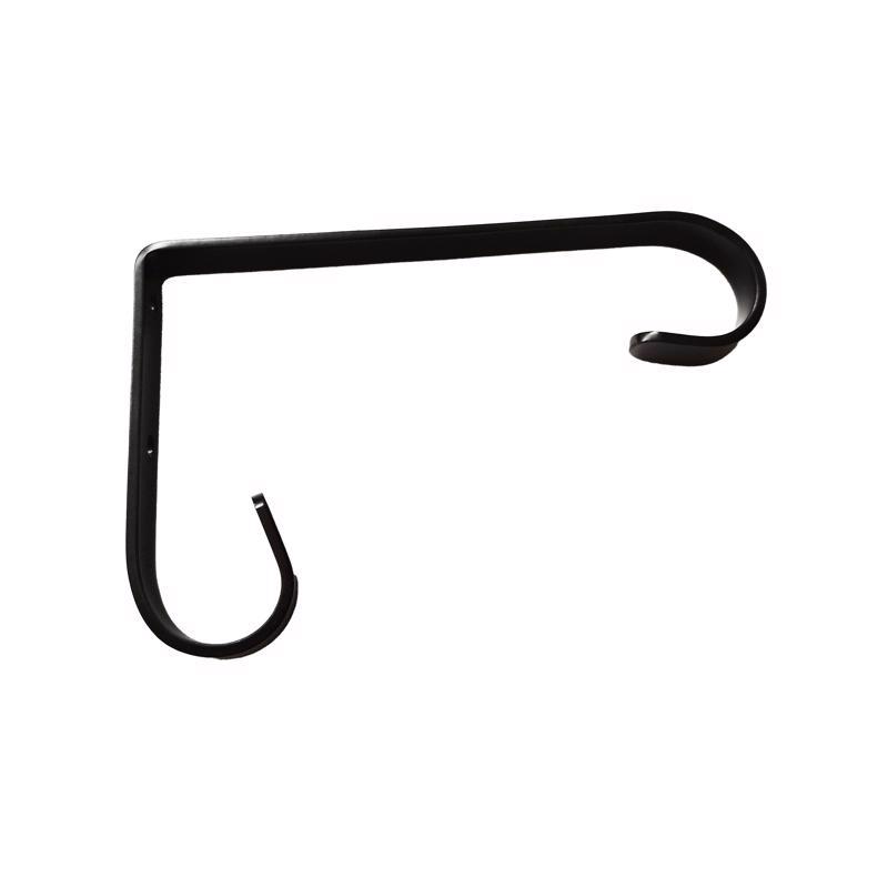 7035907 6 in. Steel Basic Plant Hook, Black