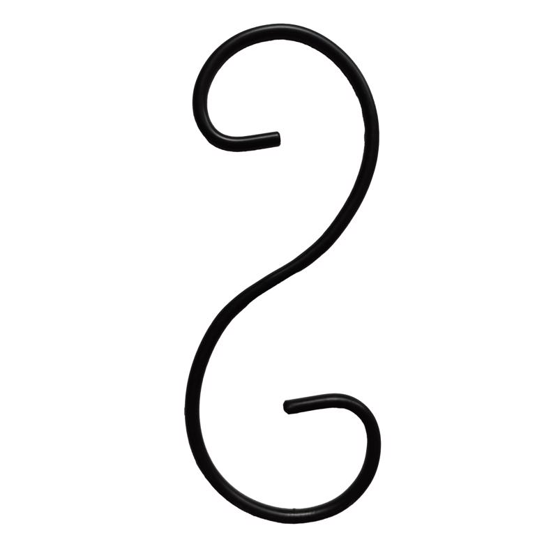 Picture of Living Accents 7035925 6 in. Steel S Plant Hook&#44; Black