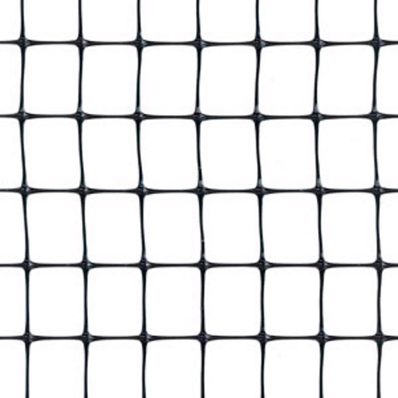 Tenax 7103617 75 in. 7 x 100 ft. Polypropylene Netting, Black
