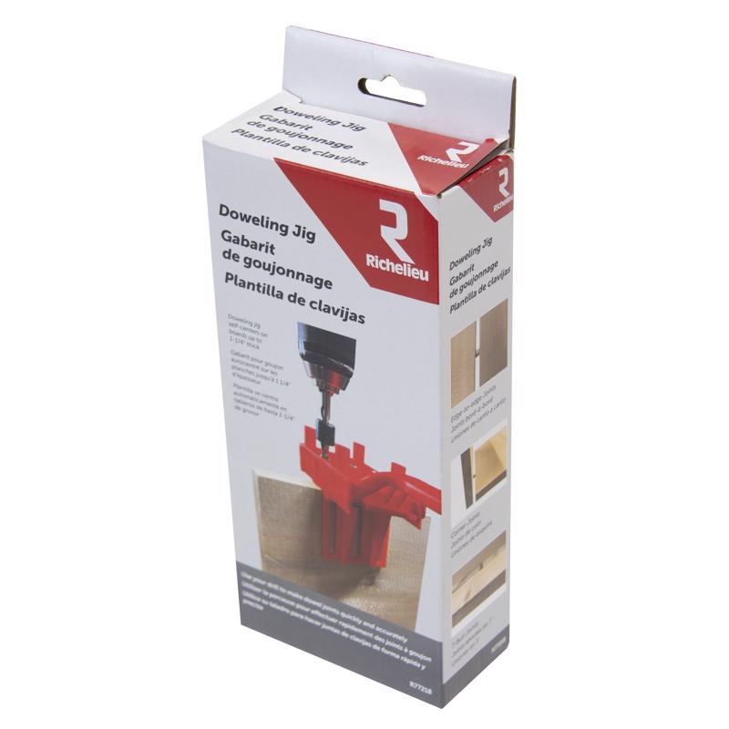 2038587 1.25 in. Doweling Jig, Red