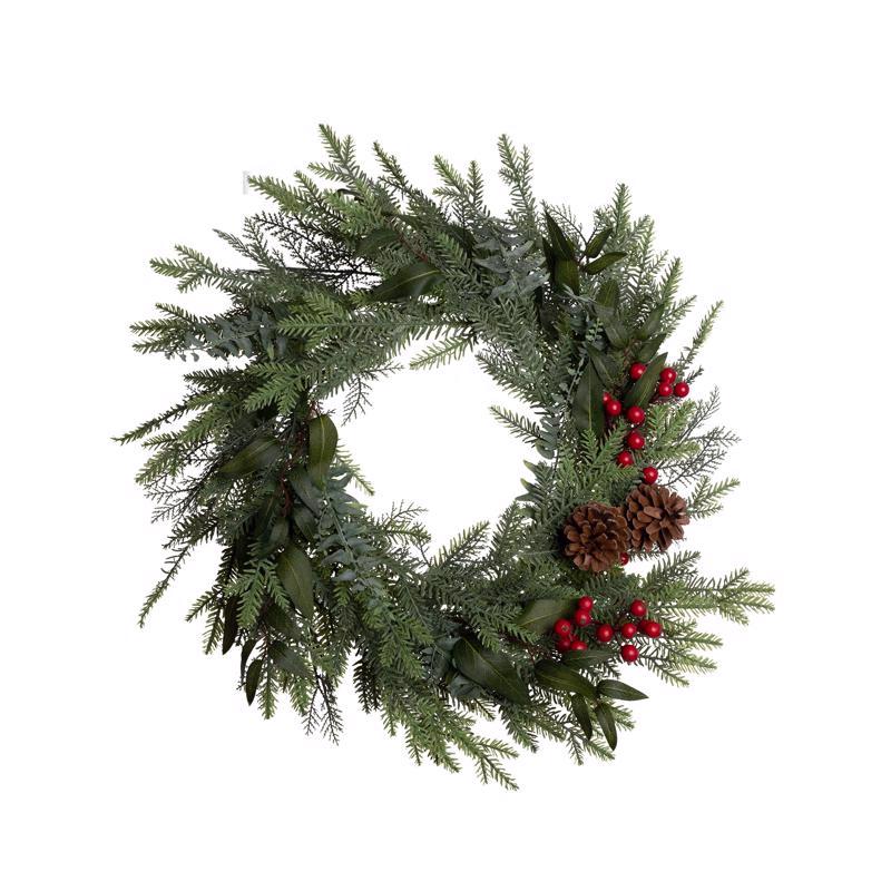 Picture of Celebrations 9096328 24 in. x 24 ft. Thinner Everyday Wreath - Pack of 4