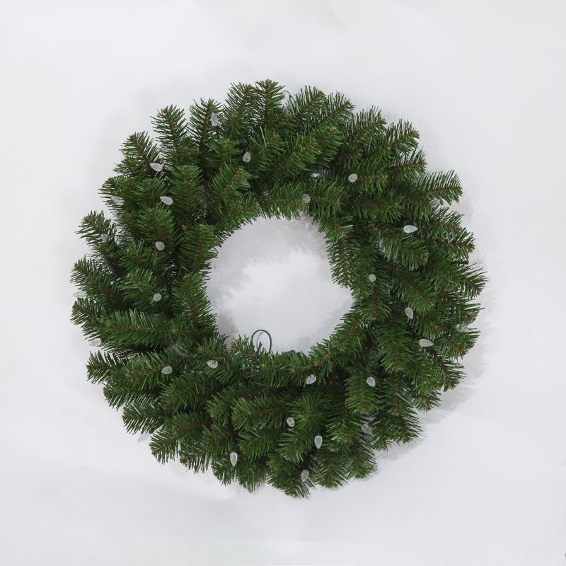 Picture of Celebrations 9096727 24 in. Prelit LED & Multi-Function Northern Pine Wreath&#44; Multi Color - Pack of 12