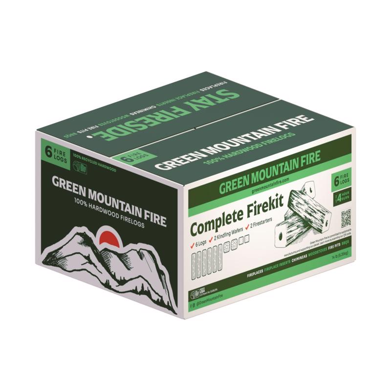Picture of Green Mountain 4026272 4 Hour Mountain Natural Fire Log&#44; Green - Pack of 6