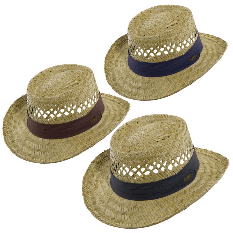 Picture of Panama Jack 8109740 One Size Gambler Hat&#44; Multi Color - Pack of 12