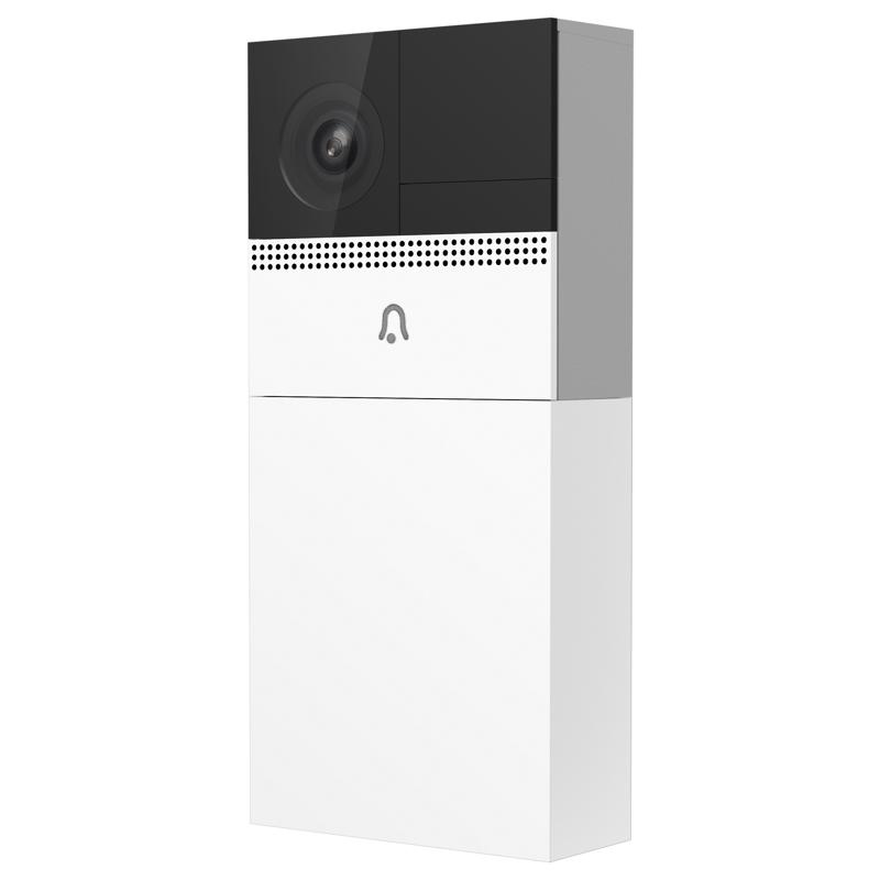 Plastic Wireless Smart Enabled Video Doorbell, White