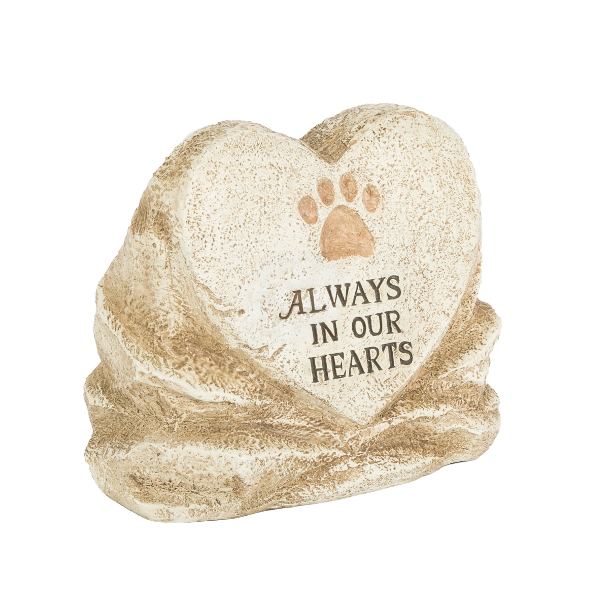 Picture of Gerson 9100005 6 in. Cement Heart Memorial Stone for Mom - Pack of 12